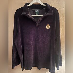 Lauren Ralph Lauren Navy Pullover with Embroidered Crest